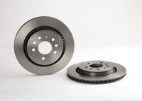 Remschijf COATED DISC LINE BREMBO, Remschijftype: Binnen geventileerd, u.a. für Cadillac, Saab, Fiat, Opel, Vauxhall