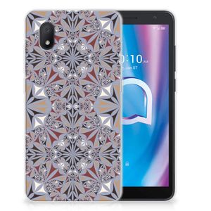 Alcatel 1B (2020) TPU Siliconen Hoesje Flower Tiles