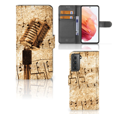 Samsung Galaxy S21 Telefoonhoesje met foto Bladmuziek Samsung Galaxy S21 Telefoonhoesje met foto Bladmuziek