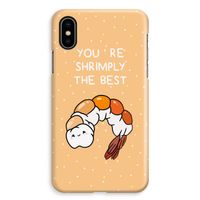 You're Shrimply The Best: iPhone XS Max Volledig Geprint Hoesje - thumbnail