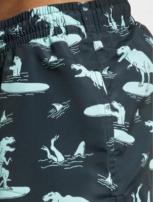 Urban Classics / Zwembroek Pattern in indigo