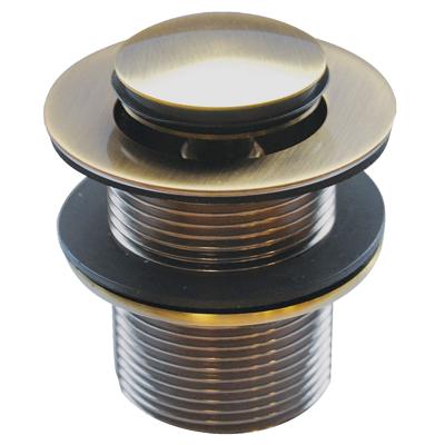 Loqé Luxor klikbare afvoerplug brons zonder overloop Loqé Luxor klikbare afvoerplug brons zonder overloop