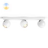 Philips Hue Buckram - White Ambiance 3-lichts opbouwspot 929003048001