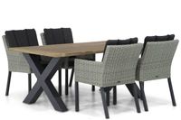 Garden Collections Oxbow/Cardiff 180 cm dining tuinset 5-delig - thumbnail