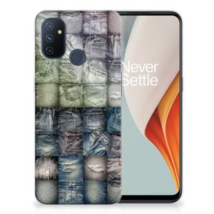 Silicone Back Cover OnePlus Nord N100 Spijkerbroeken