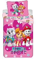 Paw Patrol dekbedovertrek Kind & heroic 140 x 200 cm - 70 x 90 cm - katoen - thumbnail