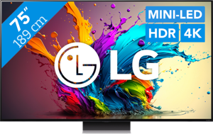 LG QNED MiniLED 75QNED91T6A.AEU tv 190,5 cm (75") 4K Ultra HD Smart TV Wifi Zwart