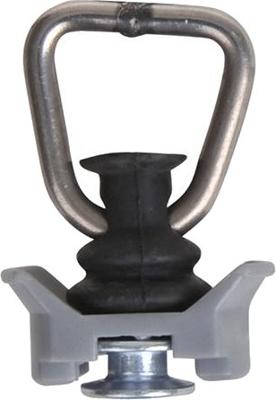 ProPlus stud fitting enkel met ronde ring 1000 kg staal/kunststof ProPlus stud fitting enkel met ronde ring 1000 kg staal/kunststof