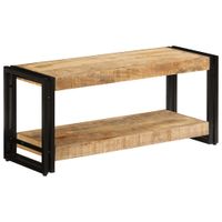 Tv-meubel 90x30x40 cm massief mangohout