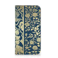 iPhone 15 Smart Cover Beige Flowers