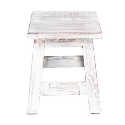 Rootsmann Houten krukje | wit