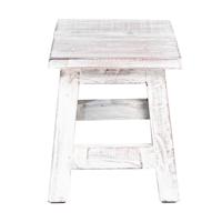 Rootsmann Houten krukje | wit