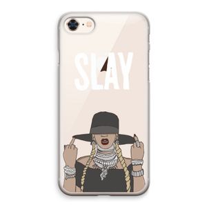 Slay All Day: iPhone 8 Transparant Hoesje