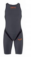 Arena Carbon pro rear zip mouwloos trisuit donkergrijs heren M - thumbnail