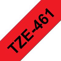 Brother TZe-461 Labeltape Tapekleur: Rood Tekstkleur: Zwart 36 mm 8 m - thumbnail