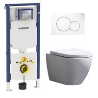 Geberit UP720 Toiletset - Inbouw WC Hangtoilet Wandcloset Rimfree - Beauti Sigma-01 Wit