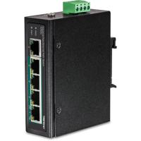 Trendnet TI-PE50 netwerk-switch Unmanaged Fast Ethernet (10/100) Power over Ethernet (PoE) Zwart - thumbnail