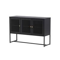 Nest living Sita metalen dressoir zwart - 120 x 80 cm - thumbnail