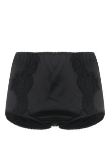 Dolce & Gabbana culotte à détails de dentelle - Noir