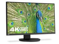 NEC MultiSync EA271U Zwart 68,6 cm 27 inch LCD-monitor LED Backlight 3-Sided Narrow Bezel 3840x2160 UHD DP 2 xHDMI DVI USB C