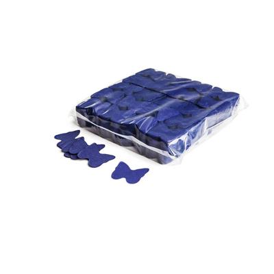 MagicFX Slowfall confetti vlinders 55mm donkerblauw