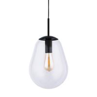 Nowodvorski Ø 22cm hanglamp Pear Small zwart met helder glas 7800 - thumbnail