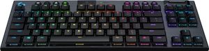 Logitech G915 TKL Tenkeyless LIGHTSPEED Wireless RGB Mechanical Gaming Keyboard toetsenbord RF-draadloos + Bluetooth Belgisch Koolstof