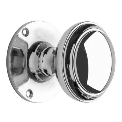 De Oude Deurklink Voordeurknop 55mm - Rond nikkel De Oude Deurklink Voordeurknop 55mm - Rond nikkel