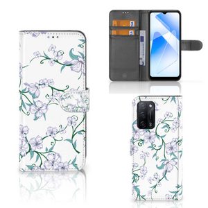 OPPO A16/A16s/A54s Uniek Hoesje Blossom White