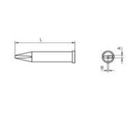 Weller XT-A Soldeerpunt Beitelvorm Grootte soldeerpunt 1.6 mm Inhoud: 1 stuk(s) - thumbnail