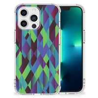 Apple iPhone 13 Pro Shockproof Case Abstract Green Blue - thumbnail