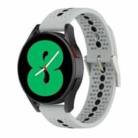 By Qubix - Dot Pattern bandje - Grijs - Compatible met Xiaomi Redmi Watch 5 Active/Redmi Watch 5 Lite - Compatible Xiaomi bandje