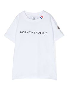 Moncler Enfant t-shirt à encolure ronde - Blanc