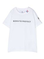 Moncler Enfant t-shirt à encolure ronde - Blanc