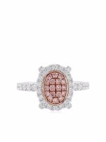 HYT Jewelry bague en platine Argyle Pink Diamond - Argent