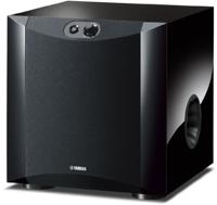 Yamaha Ns-Sw200 Front Firing Subwoofer Met Gepatenteerde Twisted Flare Port Basreflexbuis Pianolak Zwart