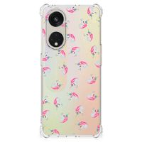 Doorzichtige Silicone Hoesje voor OPPO A98 Unicorns - thumbnail