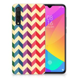 Xiaomi Mi 9 Lite TPU bumper Zigzag Multi Color