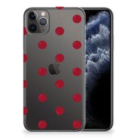 Apple iPhone 11 Pro Max Siliconen Case Cherries