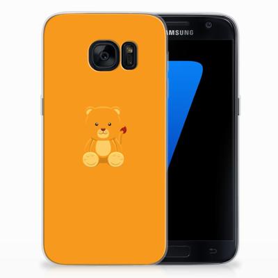 Samsung Galaxy S7 Telefoonhoesje met Naam Baby Beer Samsung Galaxy S7 Telefoonhoesje met Naam Baby Beer