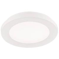 LED Plafondlamp - Badkamerlamp - Trion Camy - Opbouw Rond 9W - Spatwaterdicht IP44 - Dimbaar - Warm Wit 3000K - Mat Wit