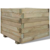 Plantenbak vierkant 50x50x40 cm hout