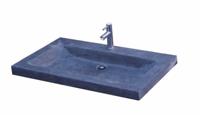 Lambini Designs Novara wastafel natuursteen 80cm met kraangat