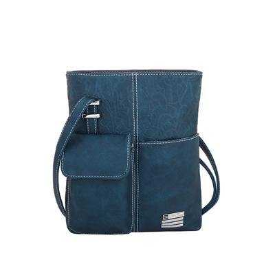 EEEZI Crossbody Schoudertas Petrol - Dark Grey