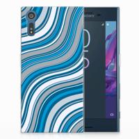 Sony Xperia XZs | XZ TPU bumper Waves Blue
