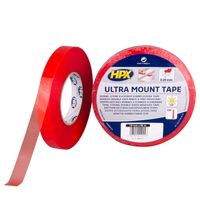 HPX Ultra Mount bevestigingstape | Transparant | 19mm x 50m - UM1950 | 10 stuks UM1950