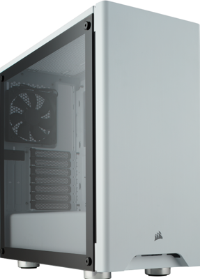 Carbide Series 275R TG - Midtowermodel - ATX - geen voeding (ATX) - USB/Audio - gehard glas - wit