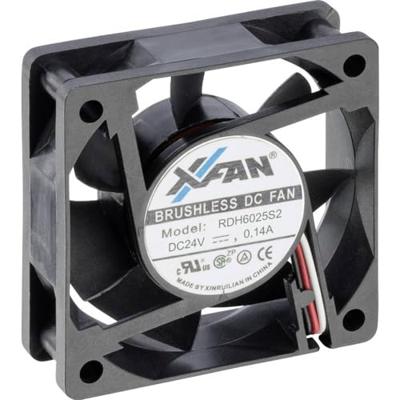 X-Fan RDH6025S2 axiale ventilator 24 V/DC 25,8 m³/h (l x b x h) 60 x 60 x 25 mm