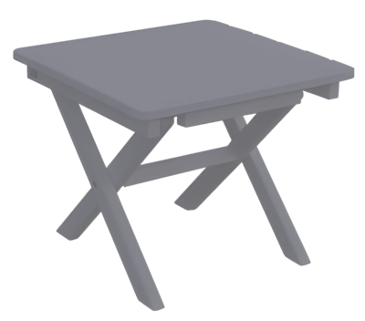 Klaptafel Westerly lichtgrijs 45x45x38 cm Buitengewoon de Boet - Buitengewoon de boet Klaptafel Westerly lichtgrijs 45x45x38 cm Buitengewoon de Boet - Buitengewoon de boet