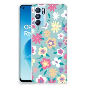 OPPO Reno 6 5G TPU Case Flower Power